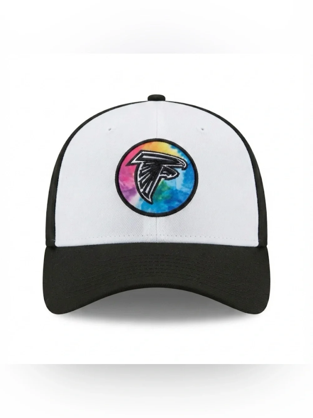 Atlanta Falcons New Era 39THIRTY Hat Cap NFL Crucial Catch Intercept Cancer M/L